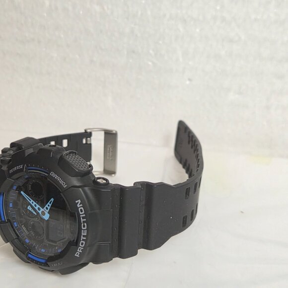 Casio G Shock Black and blue Matte NWOT condition DIgital and analog - Picture 8 of 10